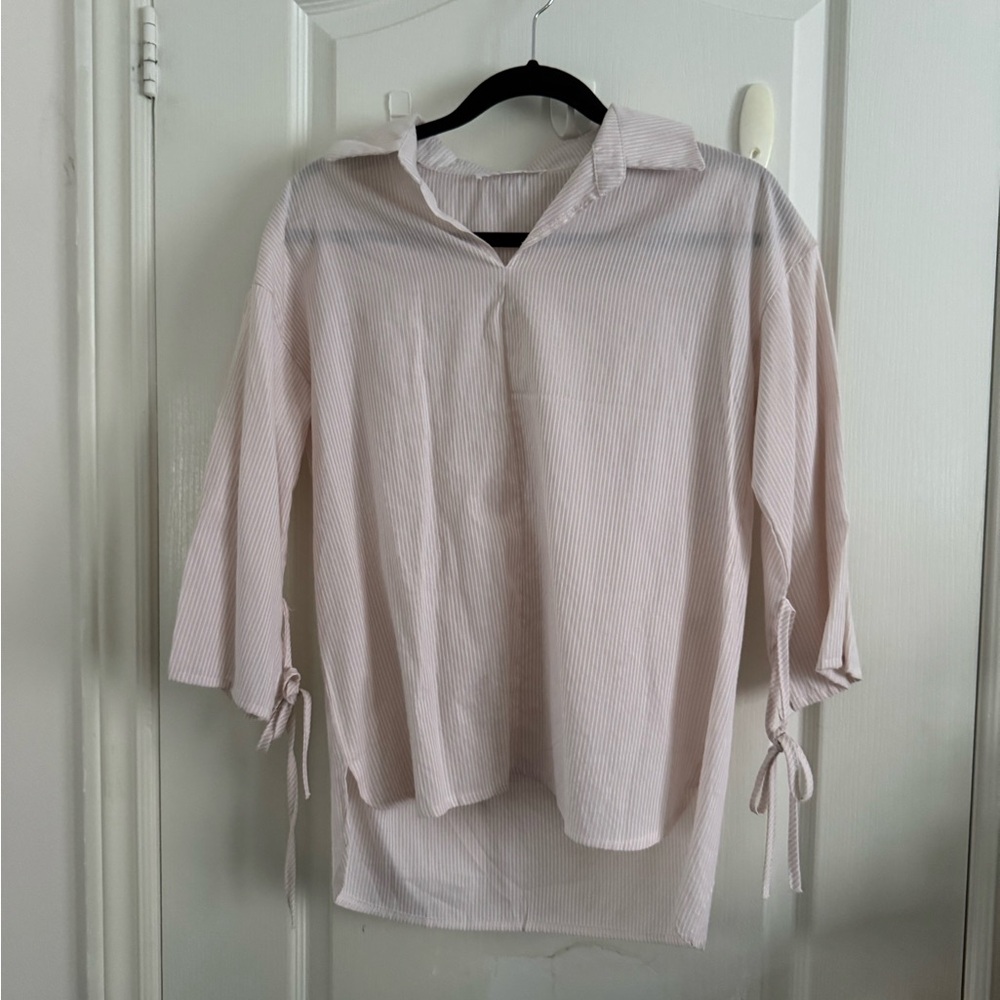 Striped Pink Women's Top
